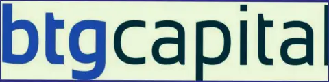 Официальный логотип брокерской организации BTG-Capital Com